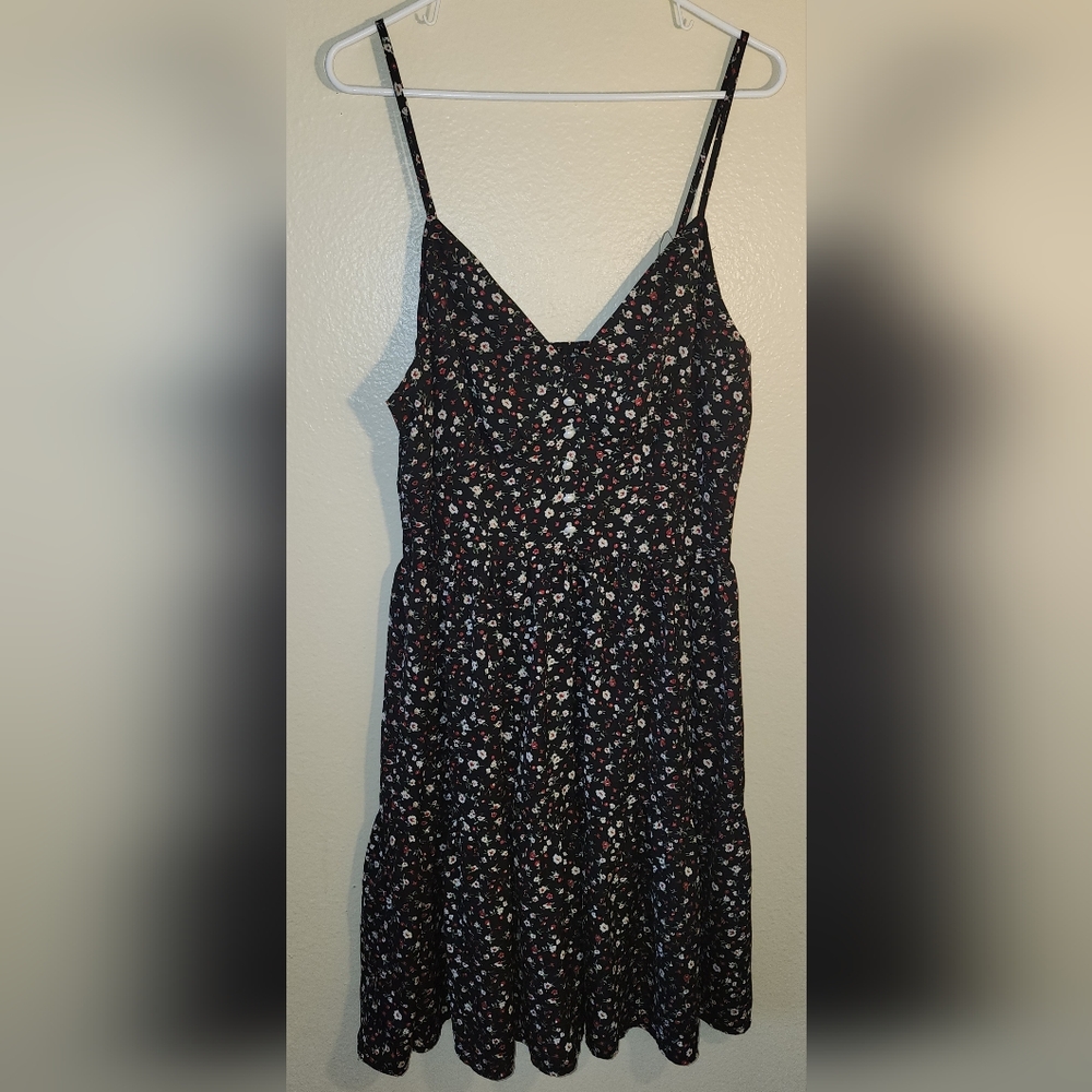 SHEIN Plus Ditsy Floral Print Cami Dress
